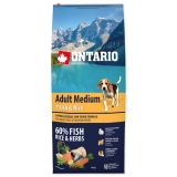 Ontario Dog Adult Medium Fish & Rice -12